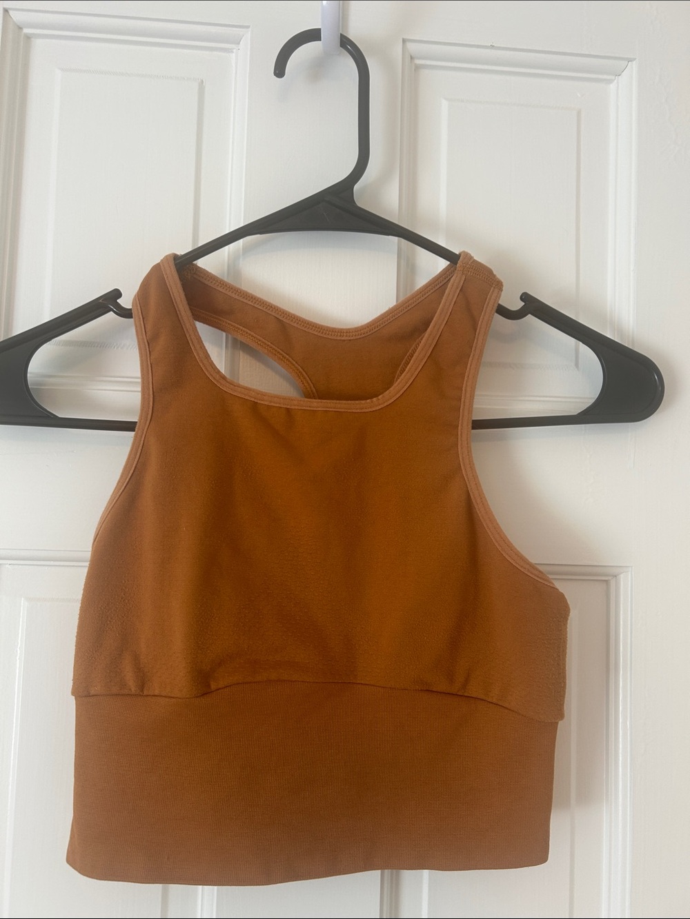 FP Movement by Free People Rust Brown High-Neck Sports Bra